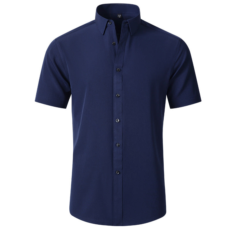 Camisa elástica en cuatro direcciones y que no necesita planchado