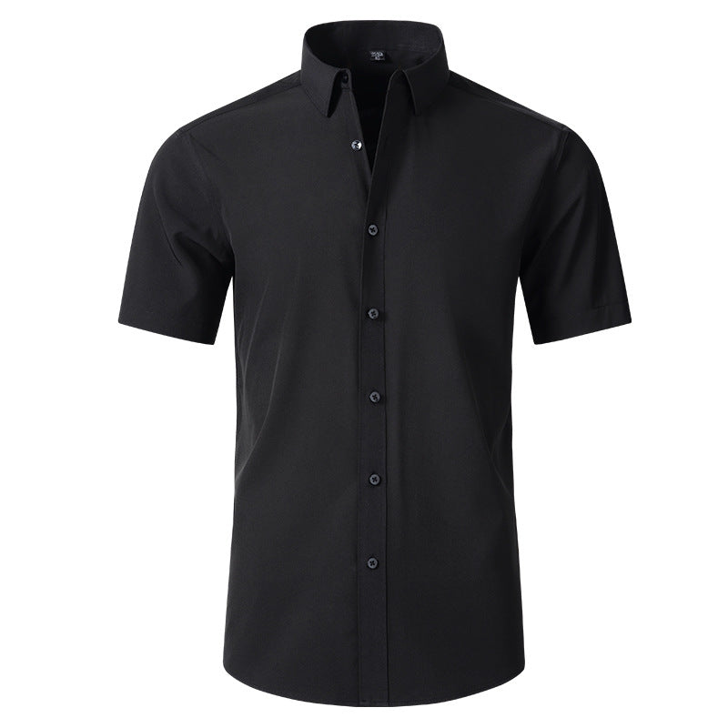 Camisa elástica en cuatro direcciones y que no necesita planchado
