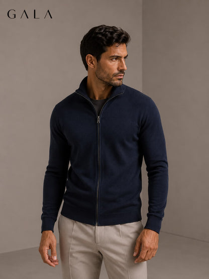 Sudadera calva de cuello alto