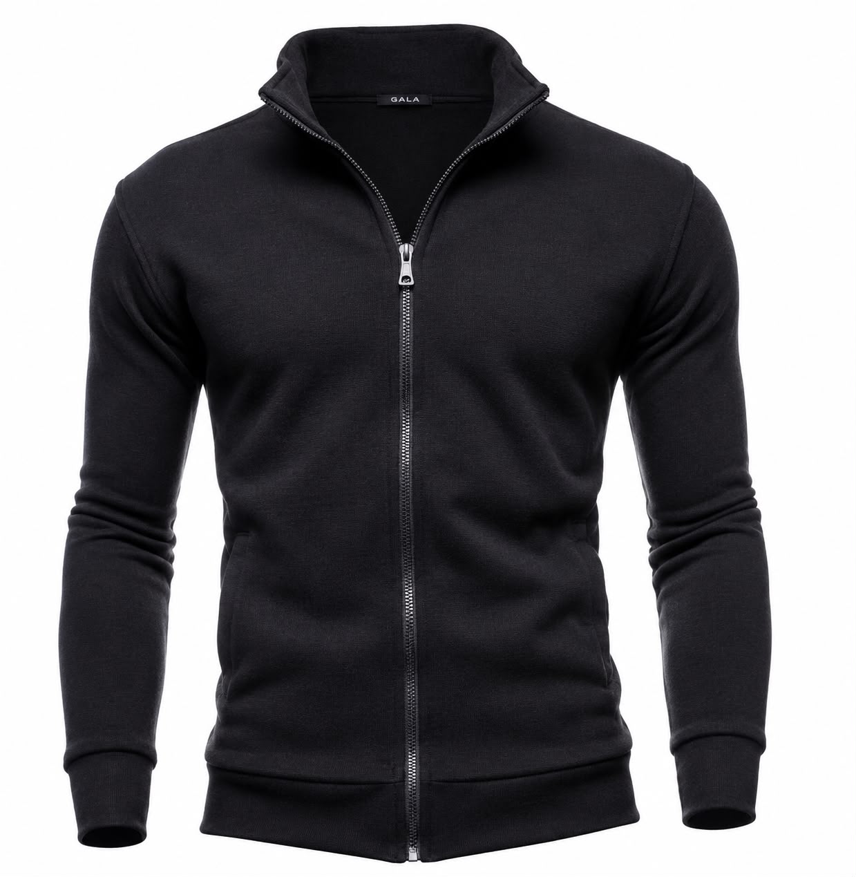 Sudadera calva de cuello alto