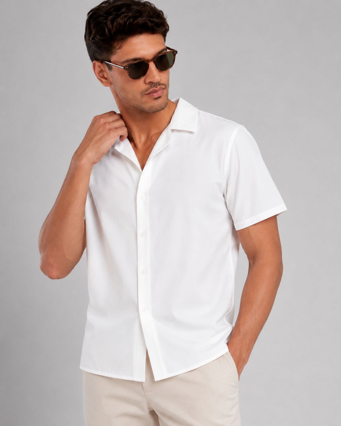 Camisa De Seda Gala H. Kong